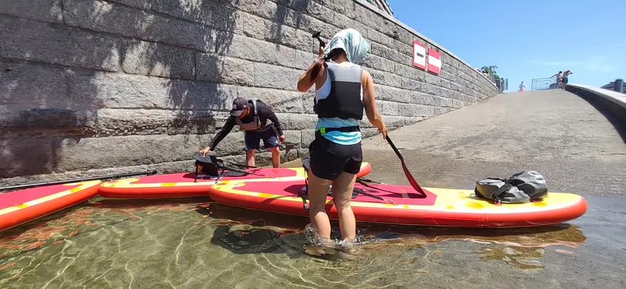 Sortie paddle à Genève